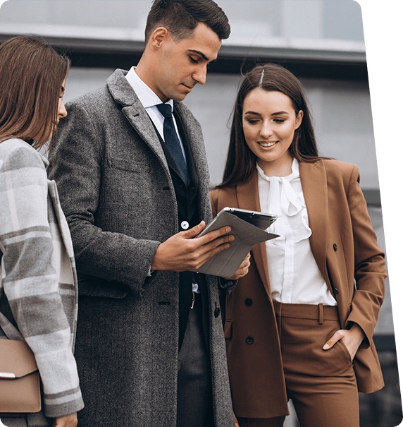 Das Team von VucomBrands im Gespräch